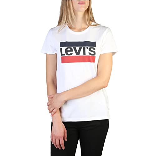 Levi's The Perfect Tee, Camiseta Mujer, Sportswear Logo White, L