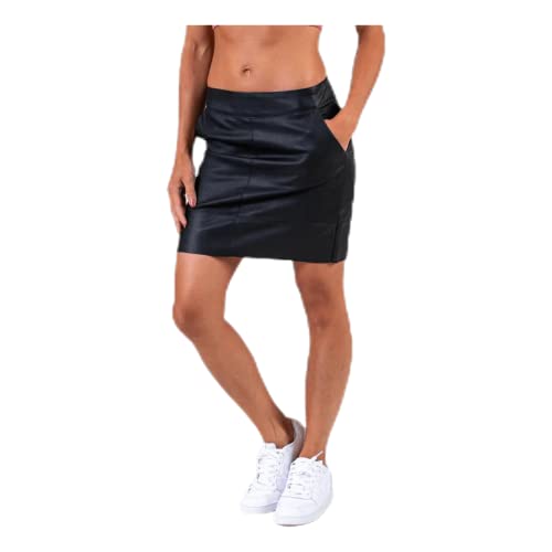 Only Onlbase Faux Leather Skirt Otw Falda, Negro (Black Black), 38 para Mujer